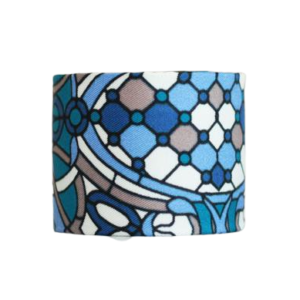 bracelet manchette femme motif cachemire bleu bijou de createur leonie et france collections 0