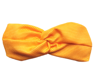 headband rayures jaune madeinparis mode ethique slow fashion serie limitee accessoire cheveux leonie et france collections