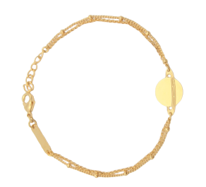 bracelet planete or 24 carats femme original leonie et france eshop de createurs