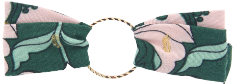 bracelet femme en tissu a nouer vert touche or leonie et france min