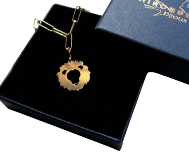 collier femme astrologie signe lion idee cadeau original leonie et france boutique mode mini