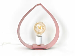lampe a poser design bois pastel luminaire original pour chevet leonie et france eshop de createurs