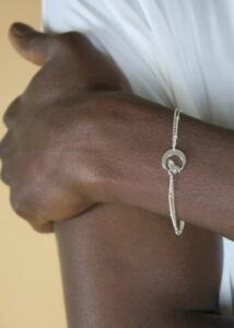 bracelet chaine argent lune fusee leonie et france eshop de createurs