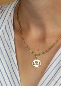 collier femme astrologie signe vierge idee cadeau original leonie et france boutique mode made in france