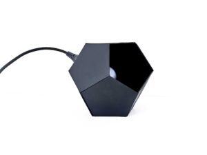 petite lampe de chevet noir origami luminaire design idee cadeau original leonie et france boutique de createurs francais mode et maison min