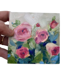 peinture huile originale florale roses leonie et france eshop d artistes francais
