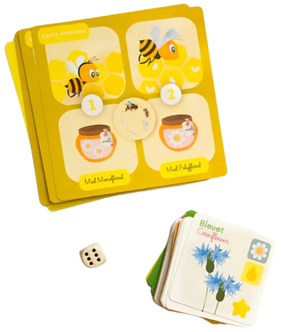 jeu de cartes abeilles idee cadeau original pour enfant leonie et france eshop