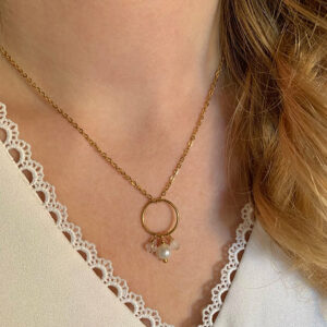 collier or pendentif nacre idee cadeau original pour femme leonie et france de createurs