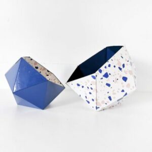 boite origami terrazzo rangement decoratif idee cadeau original leonie et france eshop