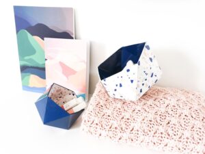 boites origami terrazzo creation artisanale leonie et france eshop