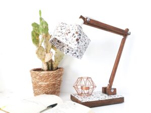 lampe de bureau origami terrazzo idee cadeau original leonie et france eshop