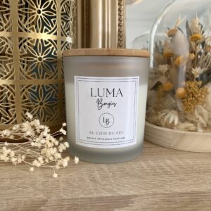 lyneorbijoux luma bougie parfumée au coin du feu