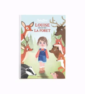 album de jeunesse personnalisable prenom de l'enfant foret idee cadeau original pour enfants fille garcon leonie et france eshop de creations artisanales francaisee