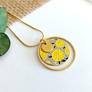 lillibelle bijoux collier pissenlit