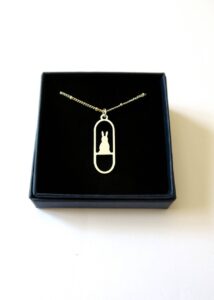 hirondellebijoux collier lapin solo grande