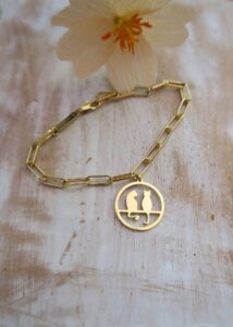 hirondellebijoux bracelet chat 2