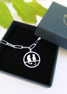 hirondellebijoux bracelet chat boite argenté
